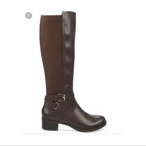Brown Franco sarto knee high boots